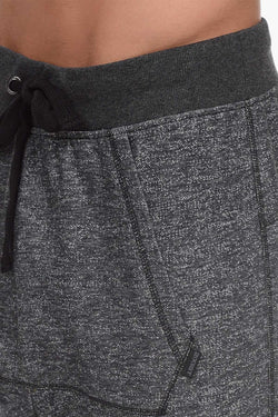 2(X)IST Black Heather French Terry Drop-Inseam Pant thumbnail 4
