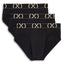2(X)IST Black Luxe No Show Brief 3-Pack