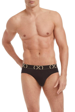 2(X)IST Black Luxe No Show Brief 3-Pack thumbnail 2