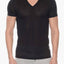 2(X)IST Black Mesh V-Neck Tee