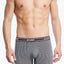 2(X)IST Black Micro-Grid Print Graphic Modal Boxer Brief