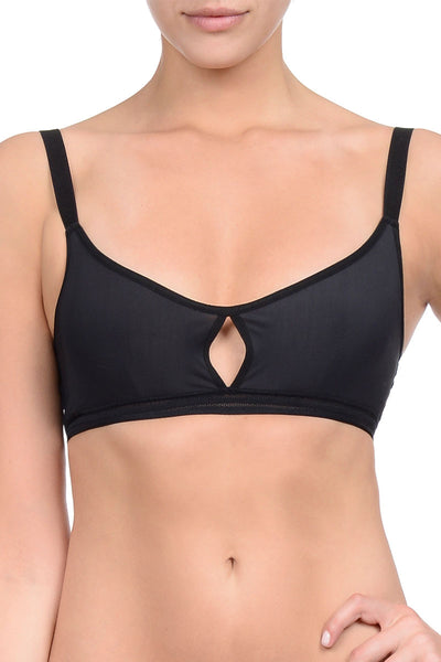 2(X)IST Black Micro Mesh Bralette