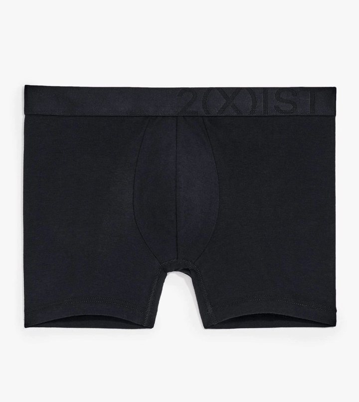 2(X)IST Black Pima Flex No Show Trunk X40923