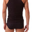 2(X)IST Black Shape Slimming Square Cut Tank