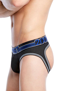 2(X)IST Black Sliq-Mesh Jock-Brief thumbnail 1