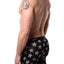 2(X)IST Black Star-Patch Print Graphic Cotton Boxer Brief