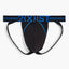 2(X)IST Black Two-Tone Speed-Dri Sport-Mesh Jockstrap