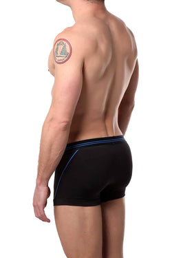 2(X)IST Black Two-Tone Speed-Dri Sport-Mesh No-Show Trunk thumbnail 2