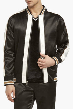 2(X)IST Black/White After-Hours Bomber Jacket thumbnail 1