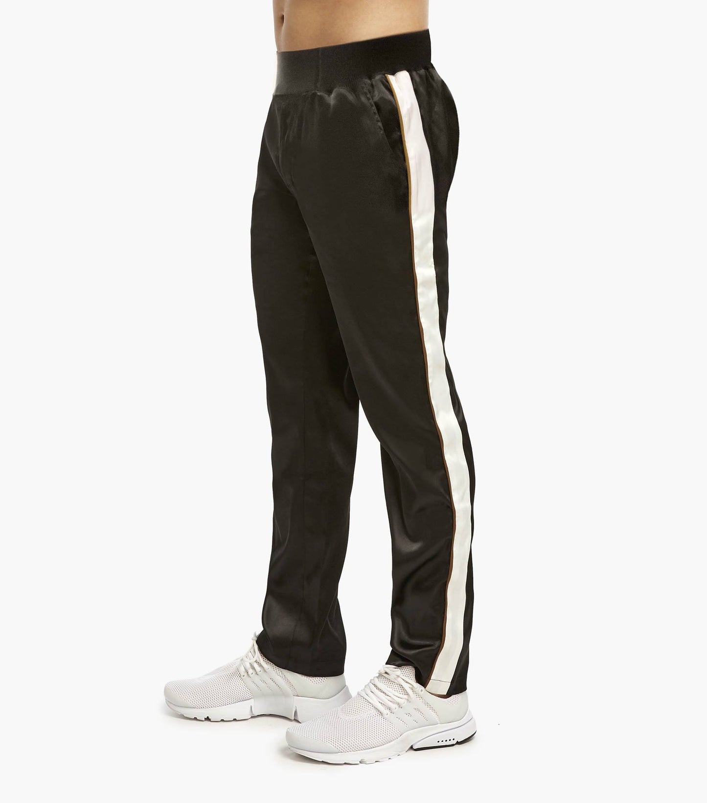2(X)IST Black/White After-Hours Tab-Front Pant