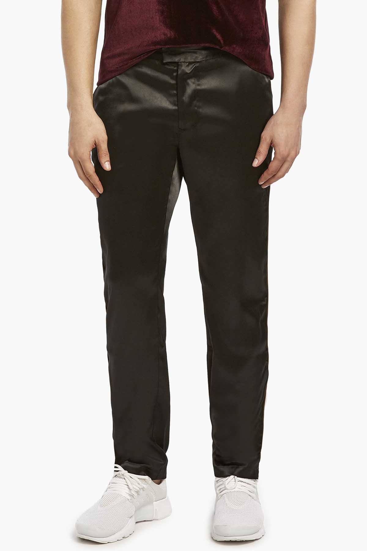 2(X)IST Black/White After-Hours Tab-Front Pant