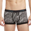 2(X)IST Black/White Digi-Zebra Print Graphic Cotton No-Show Trunk