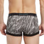 2(X)IST Black/White Digi-Zebra Print Graphic Cotton No-Show Trunk