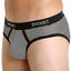 2(X)IST Black/White Striped-Print Graphic Cotton Bikini