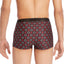 2(X)IST Black X's & O's Graphic Micro No-Show Trunk