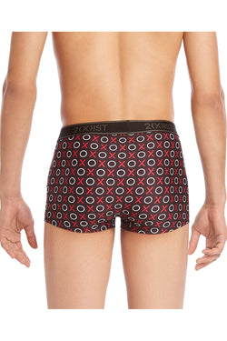 2(X)IST Black X's & O's Graphic Micro No-Show Trunk thumbnail 2