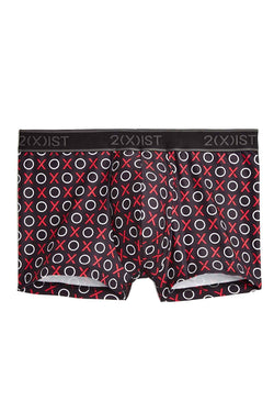 2(X)IST Black X's & O's Graphic Micro No-Show Trunk thumbnail 3