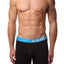 2(X)IST Black & Blue Electric Cotton Stretch Boxer Brief
