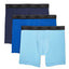 2(X)IST Blue 6" Inseam Cotton Boxer Brief 3-pack