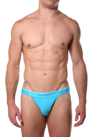 2(X)IST Blue-Atoll Essential Cotton-Stretch Jockstrap
