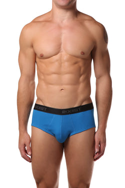 2(X)IST Blue/Black/Lime Green Essential Contour Pouch Brief 3-Pack thumbnail 1