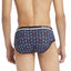 2(X)IST Blue Cotton Stretch No Show Brief 3+1 Bonus Pack