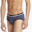 2(X)IST Blue Cotton Stretch No Show Brief 3+1 Bonus Pack
