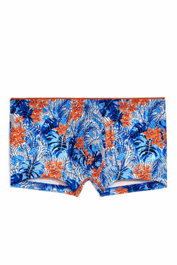 2(X)IST Blue Floral/Zebra-Print Sliq-Micro Trunk thumbnail 2