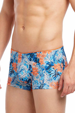 2(X)IST Blue Floral/Zebra-Print Sliq-Micro Trunk thumbnail 1