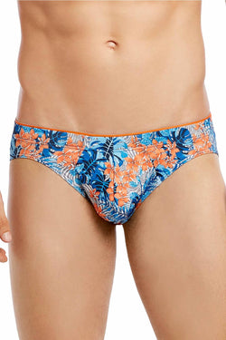 2(X)IST Blue Floral/Zebra Sliq Micro Brief thumbnail 2