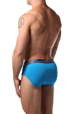2(X)IST Blue Graphic Cotton Brief thumbnail 2