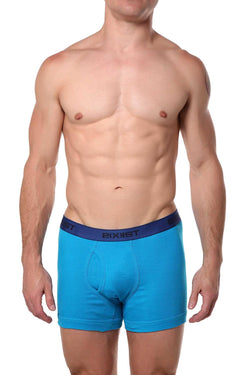 2(X)IST Blue-Jewel Essential Cotton Boxer Brief thumbnail 1