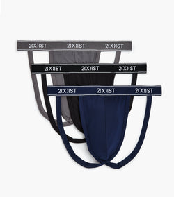 2(X)IST Blue Micro Speed Dri Mesh Jock Strap 3-Pack thumbnail 4