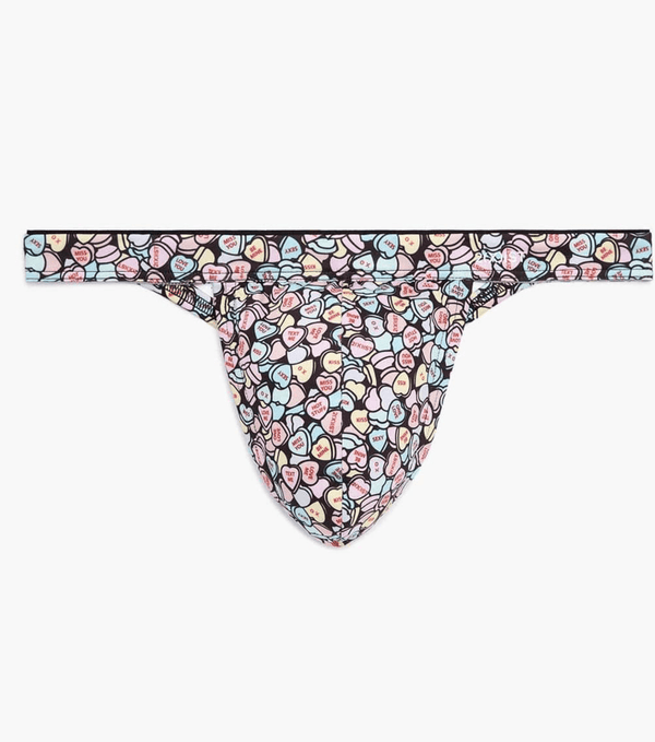 2(X)IST Candy Hearts Sliq Micro Y-Back Thong
