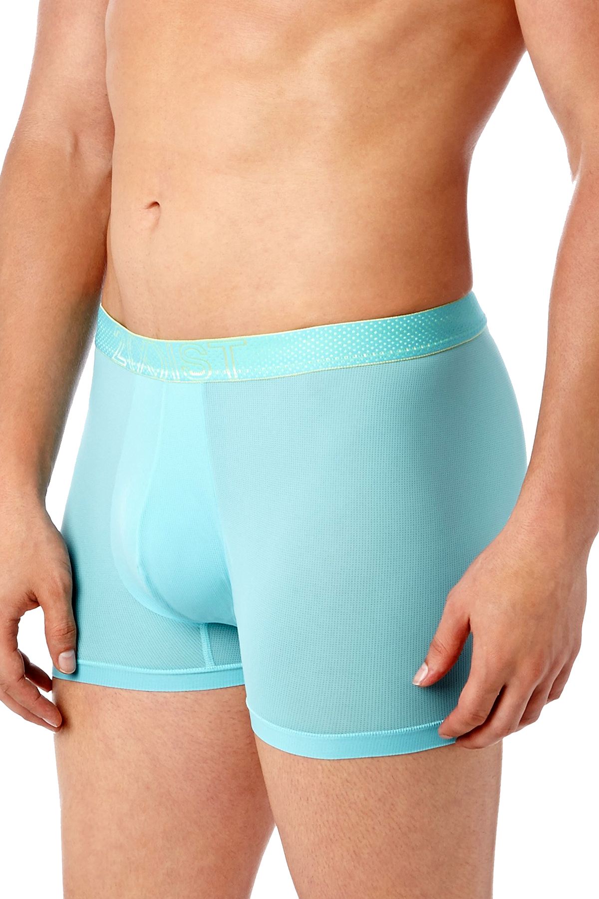 2(X)IST Capri-Blue Speed Dri Mesh No-Show Trunk