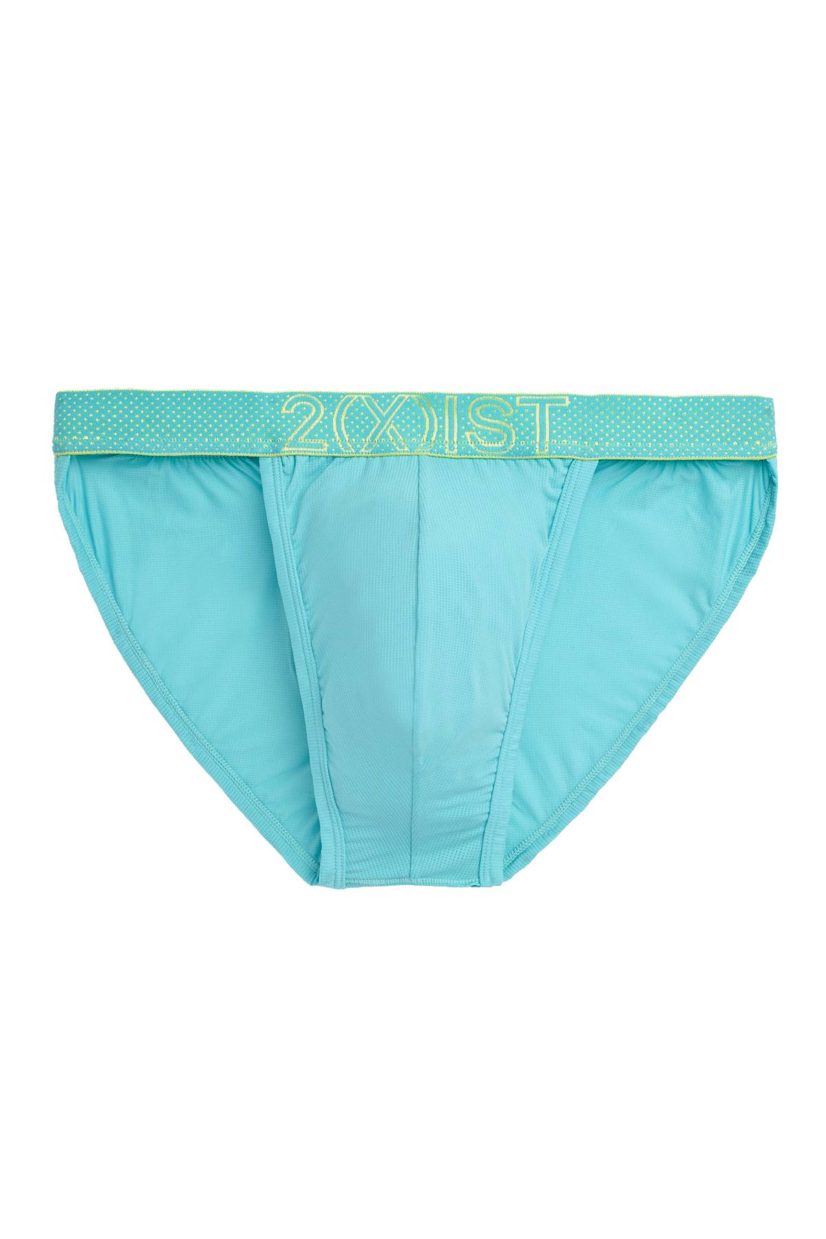 2(X)IST Capri-Blue Speed Dri Mesh Sport Brief