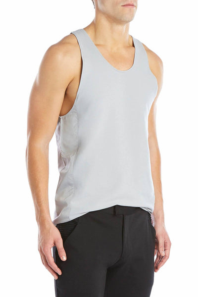 2(X)IST Cement-Grey Classic Scoop-Neck Tank Top