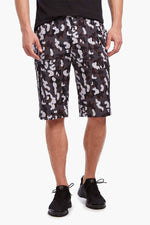 2(X)IST Charcoal/Golden-Poppy Pop-Camo Military Sport Cargo Short