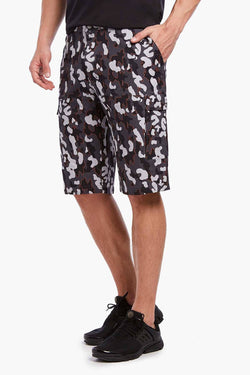 2(X)IST Charcoal/Golden-Poppy Pop-Camo Military Sport Cargo Short thumbnail 2