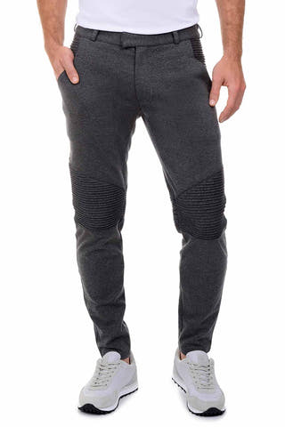 2(X)IST Charcoal Modern Sport Tapered Moto Pant