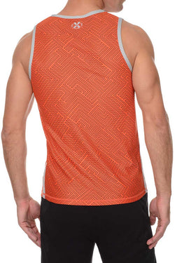 2(X)IST Cherry-Tomato Printed Mesh Muscle Tank thumbnail 3
