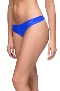 2(X)IST Cobalt Blue Laser Cut Thong thumbnail 2