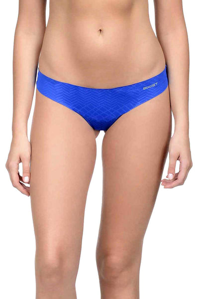 2(X)IST Cobalt Blue Laser Cut Thong