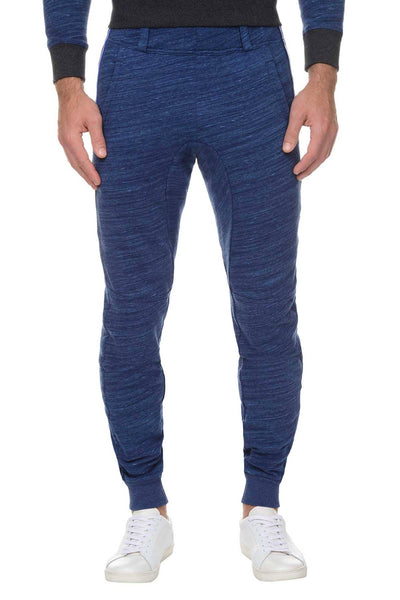 2(X)IST Cobalt-Heather Authentic Marl-Stripe Sweatpant