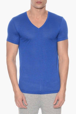 2(X)IST Cobalt Mesh V-Neck Tee thumbnail 1