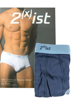 2(X)IST Contrast Navy/Sky Contour Pouch Brief thumbnail 1