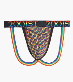 2(X)IST Cursive Pride Cotton Stretch Jock Strap thumbnail 3