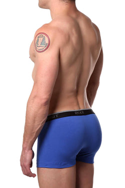 2(X)IST Dazzling-Blue Essential Cotton-Stretch No-Show Trunk thumbnail 2