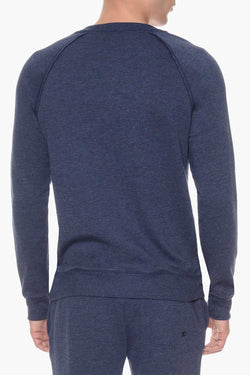 2(X)IST Denim Heather French Terry Crewneck Sweatshirt thumbnail 3