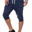 2(X)IST Denim-Heather French Terry Cropped Cargo Pant